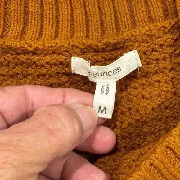 Maurice’s Off The Shoulder Burnt Orange Sweater Women’s Size Medium - Picture 5 of 5